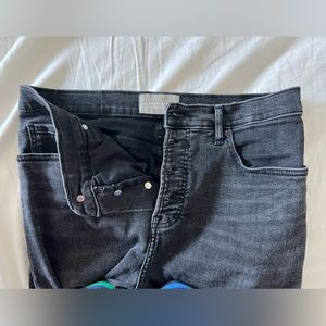 Everlane Authentic Stretch high rise skinny button fly (31)